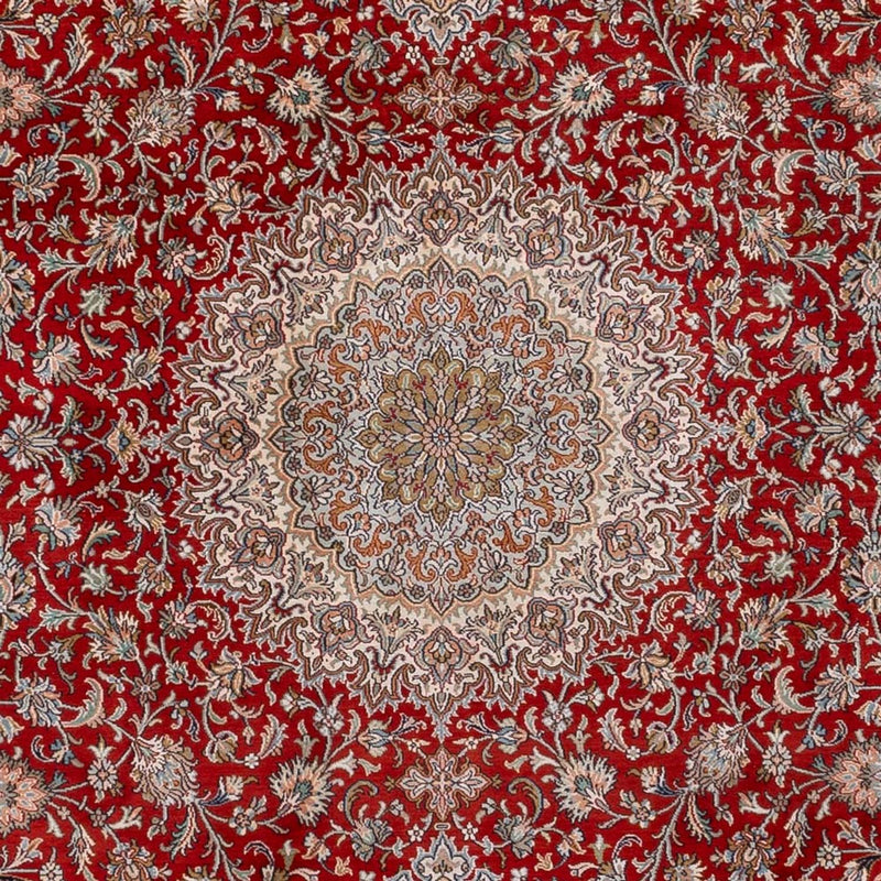 Sidenmatta - Kashmir Silk - 327 x 244 cm - röd
