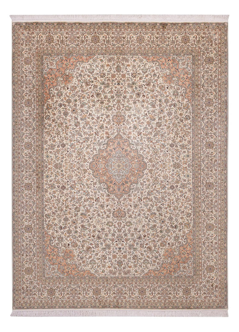 Sidenmatta - Kashmir Silk - 329 x 244 cm - beige