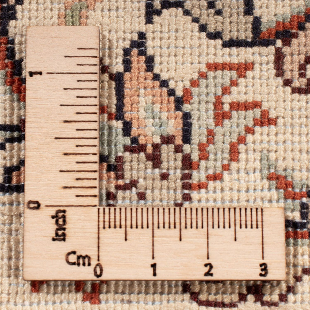 Sidenmatta - Kashmir Silk - 329 x 244 cm - beige