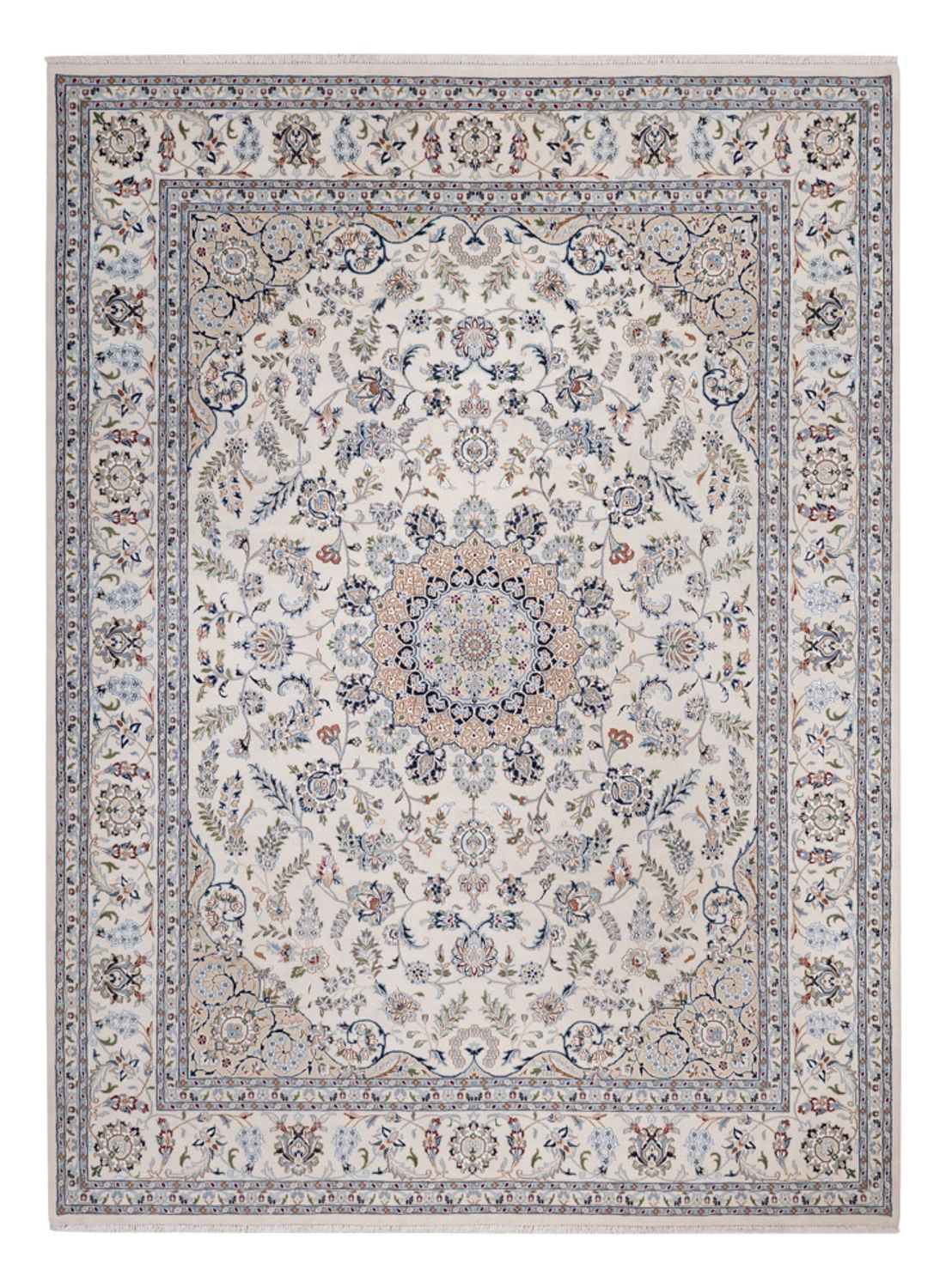 Orientalisk matta - Nain - Indus - 361 x 270 cm - grädde