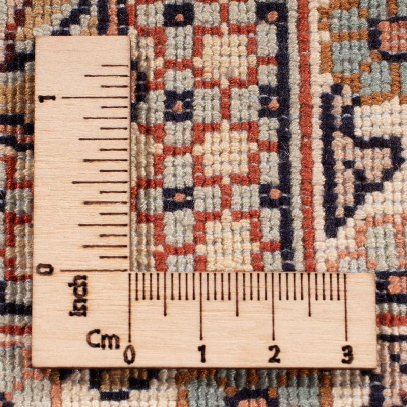 Sidenmatta - Kashmir Silk - 372 x 277 cm - mörk beige