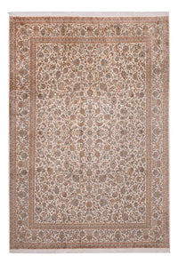 Sidenmatta - Kashmir Silk - 358 x 249 cm - beige