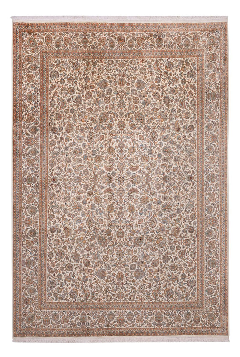 Sidenmatta - Kashmir Silk - 358 x 249 cm - beige