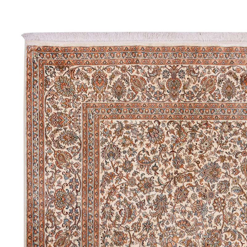 Sidenmatta - Kashmir Silk - 358 x 249 cm - beige