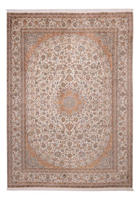 Sidenmatta - Kashmir Silk - 347 x 247 cm - beige