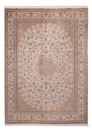 Sidenmatta - Kashmir Silk - 347 x 247 cm - beige