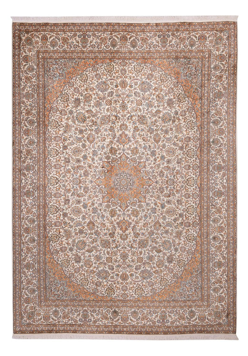 Sidenmatta - Kashmir Silk - 347 x 247 cm - beige