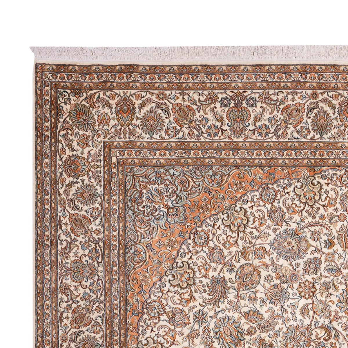 Sidenmatta - Kashmir Silk - 347 x 247 cm - beige