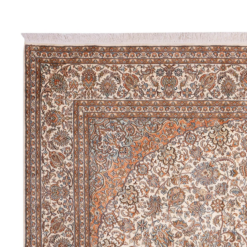 Sidenmatta - Kashmir Silk - 347 x 247 cm - beige