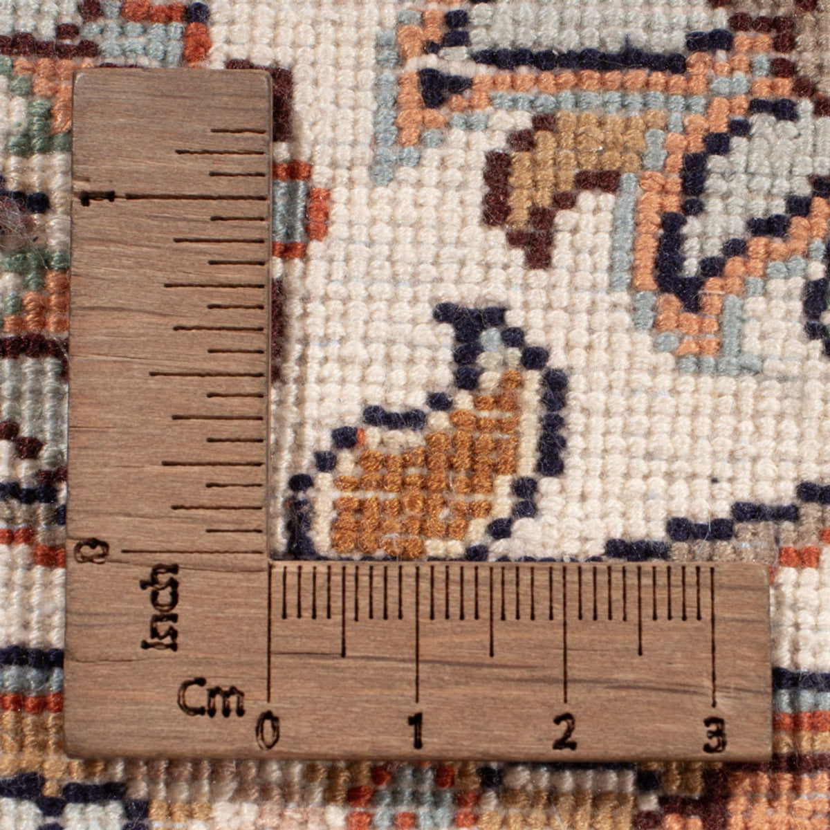 Sidenmatta - Kashmir Silk - 347 x 247 cm - beige