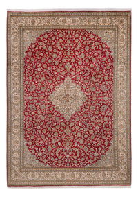 Sidenmatta - Kashmir Silk - 339 x 244 cm - röd