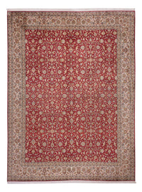 Sidenmatta - Kashmir Silk - 369 x 279 cm - röd