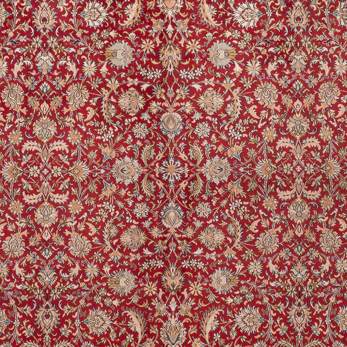 Sidenmatta - Kashmir Silk - 369 x 279 cm - röd