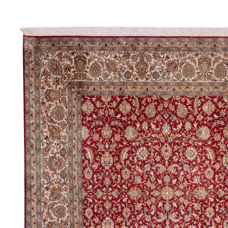 Sidenmatta - Kashmir Silk - 369 x 279 cm - röd