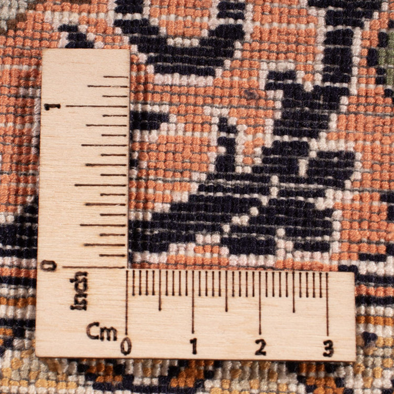 Sidenmatta - Kashmir Silk - 330 x 246 cm - mörk beige