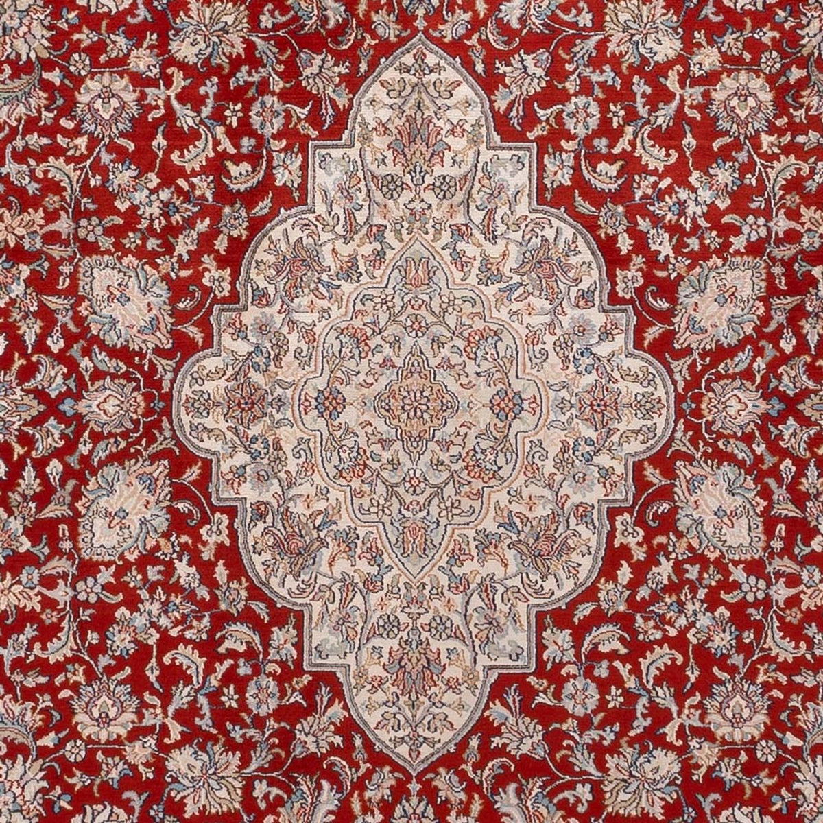 Sidenmatta - Kashmir Silk - 332 x 245 cm - röd