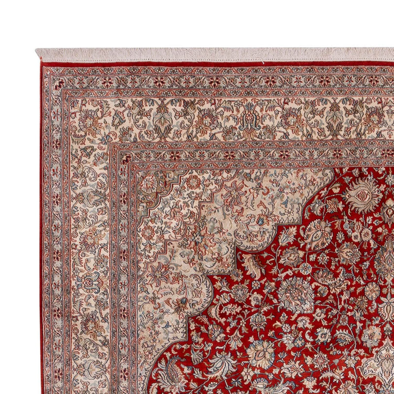 Sidenmatta - Kashmir Silk - 332 x 245 cm - röd