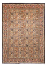 Seidenteppich - Kaschmir Seide - 344 x 245 cm - dunkelbeige
