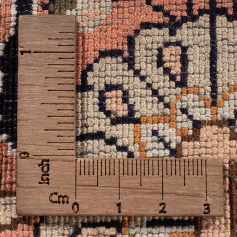 Sidenmatta - Kashmir Silk - 339 x 246 cm - mörk beige