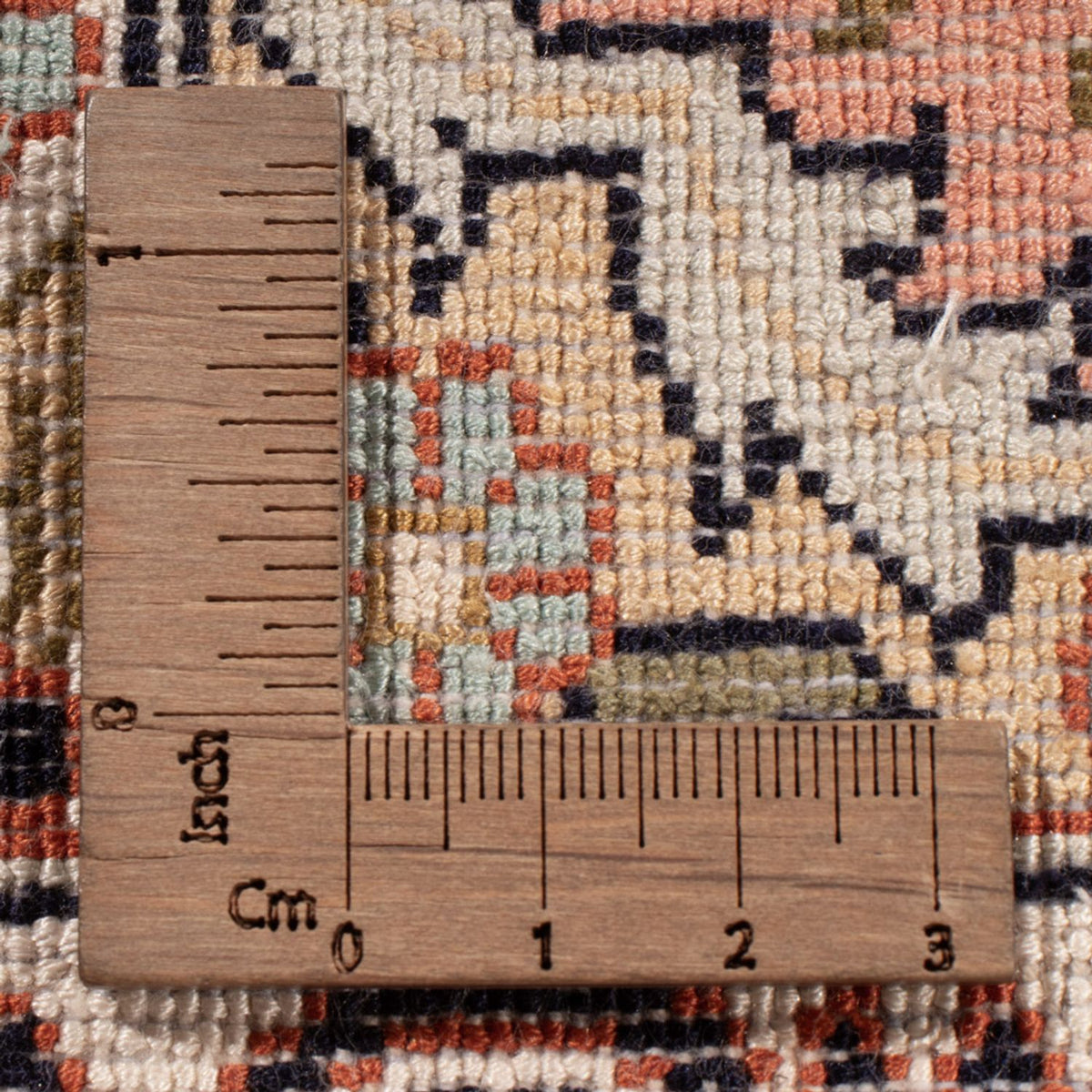 Sidenmatta - Kashmir Silk - 324 x 238 cm - beige