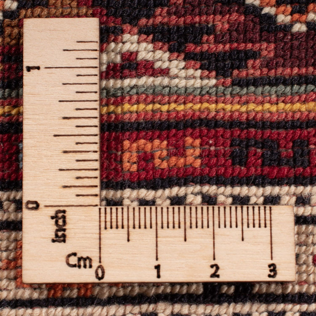 Afghansk matta - 321 x 243 cm - mörkröd