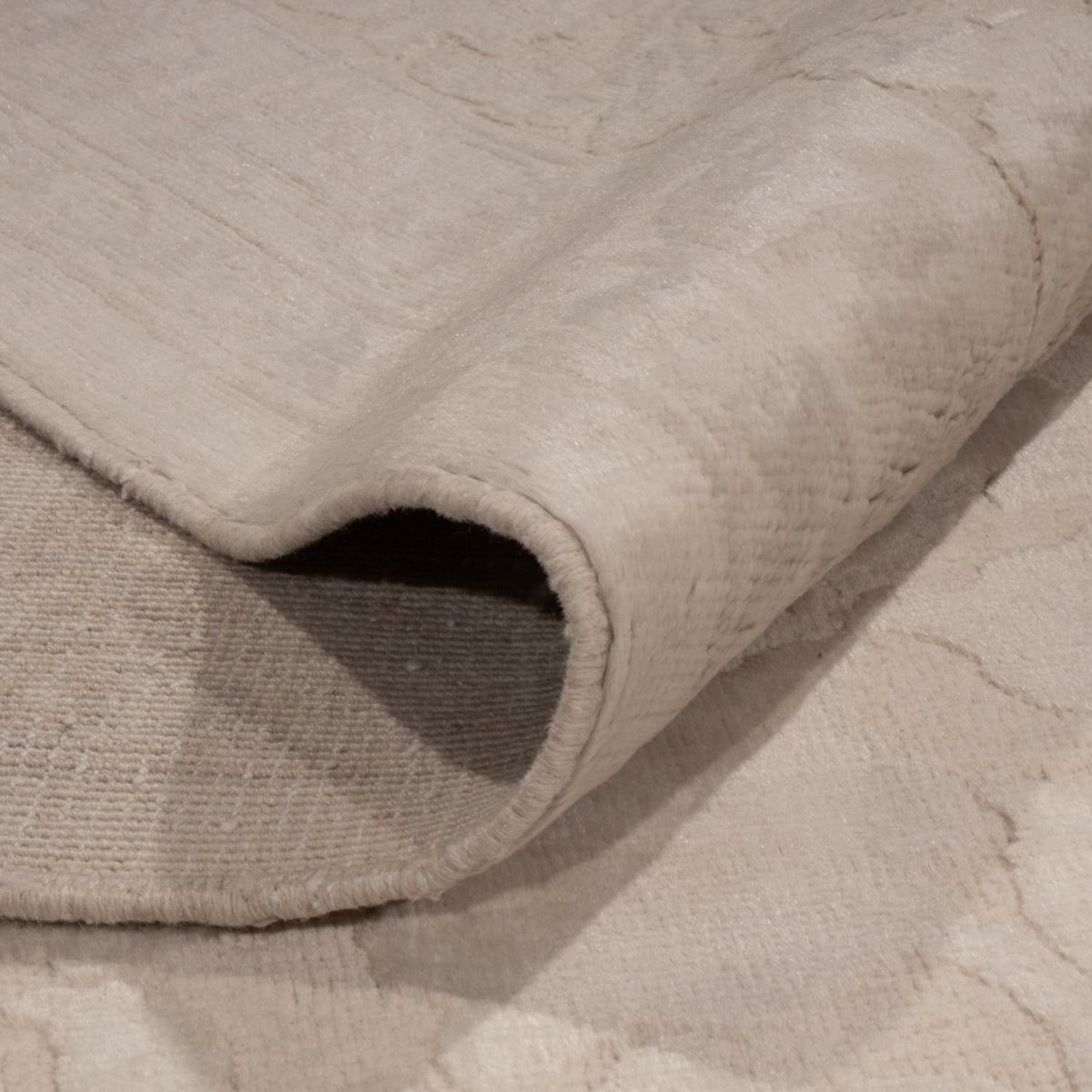 Designermatta - 416 x 302 cm - grädde