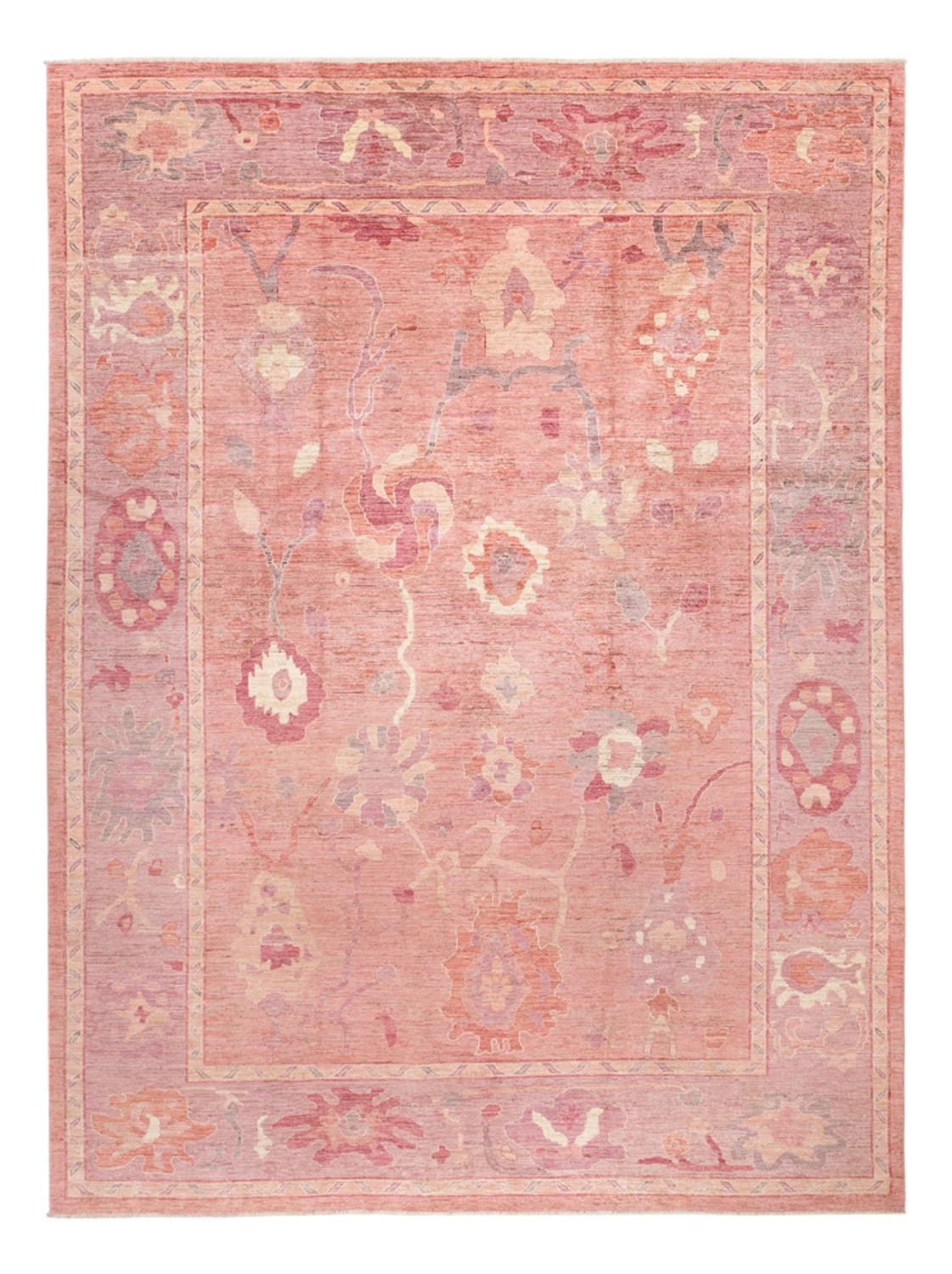 Ziegler Carpet - Usak - 407 x 293 cm - ljusröd