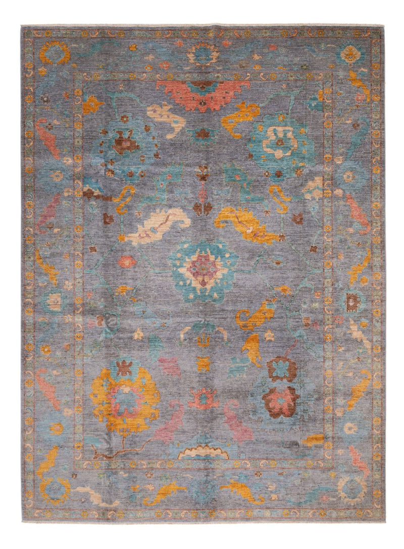 Ziegler Carpet - Usak - 404 x 301 cm - ljusblå