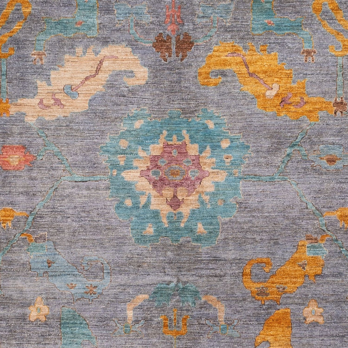 Ziegler Carpet - Usak - 404 x 301 cm - ljusblå