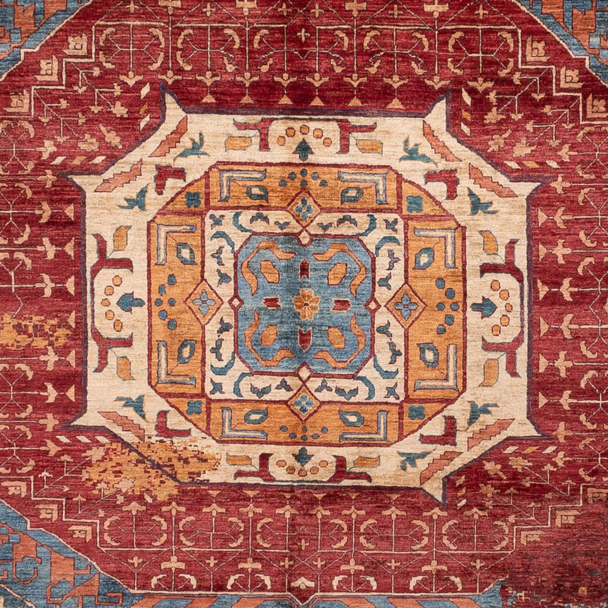 Designermatta - 385 x 304 cm - flerfärgad