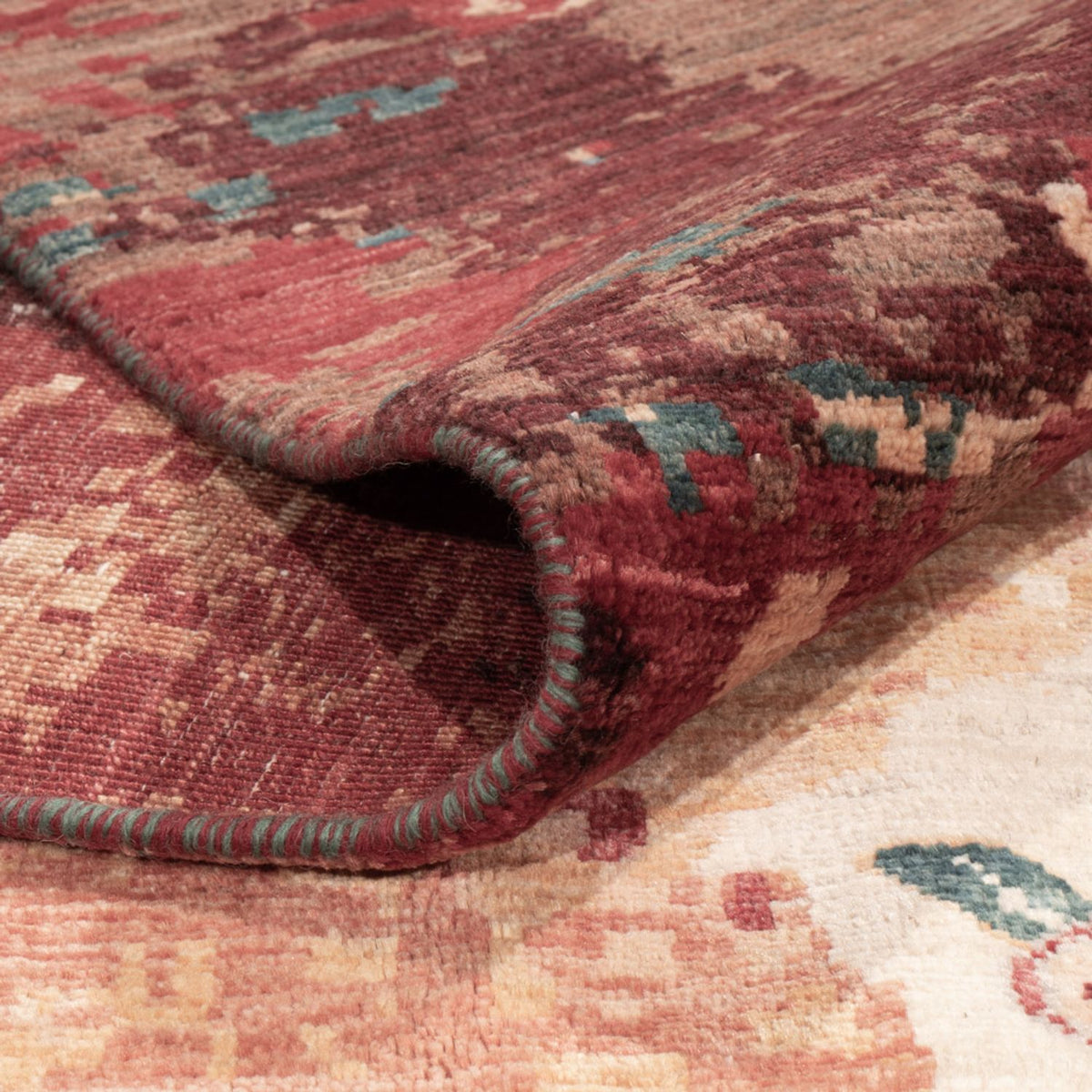 Designermatta - 396 x 301 cm - flerfärgad