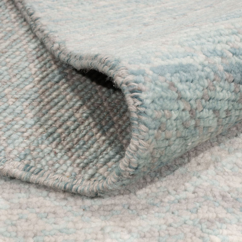 Designermatta - 428 x 307 cm - ljusblå