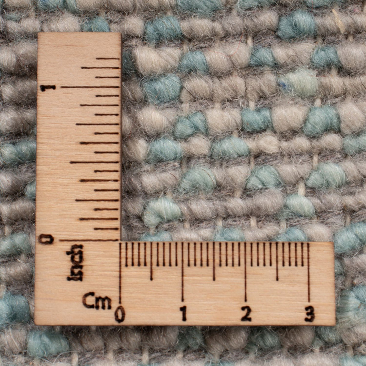 Designermatta - 428 x 307 cm - ljusblå