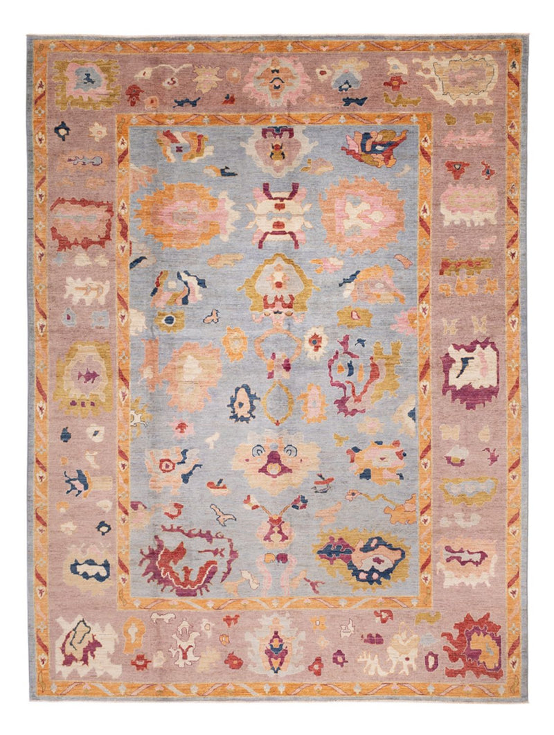Ziegler Carpet - Usak - 391 x 298 cm - ljusblå