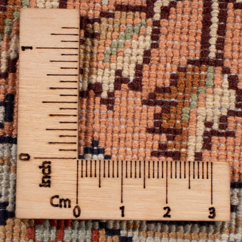 Sidenmatta - Kashmir Silk - 403 x 298 cm - mörk beige