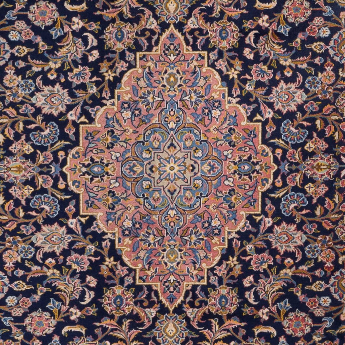 Persiska mattor - Keshan - 355 x 264 cm - mörk beige