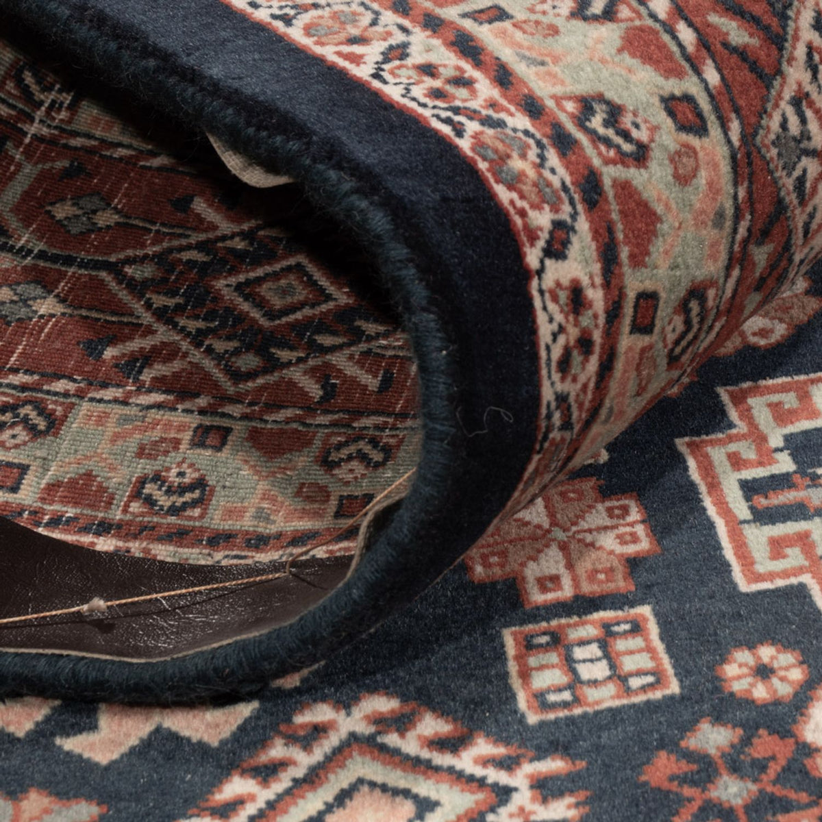 Persisk matta - Nomadic - 318 x 238 cm - mörkblå