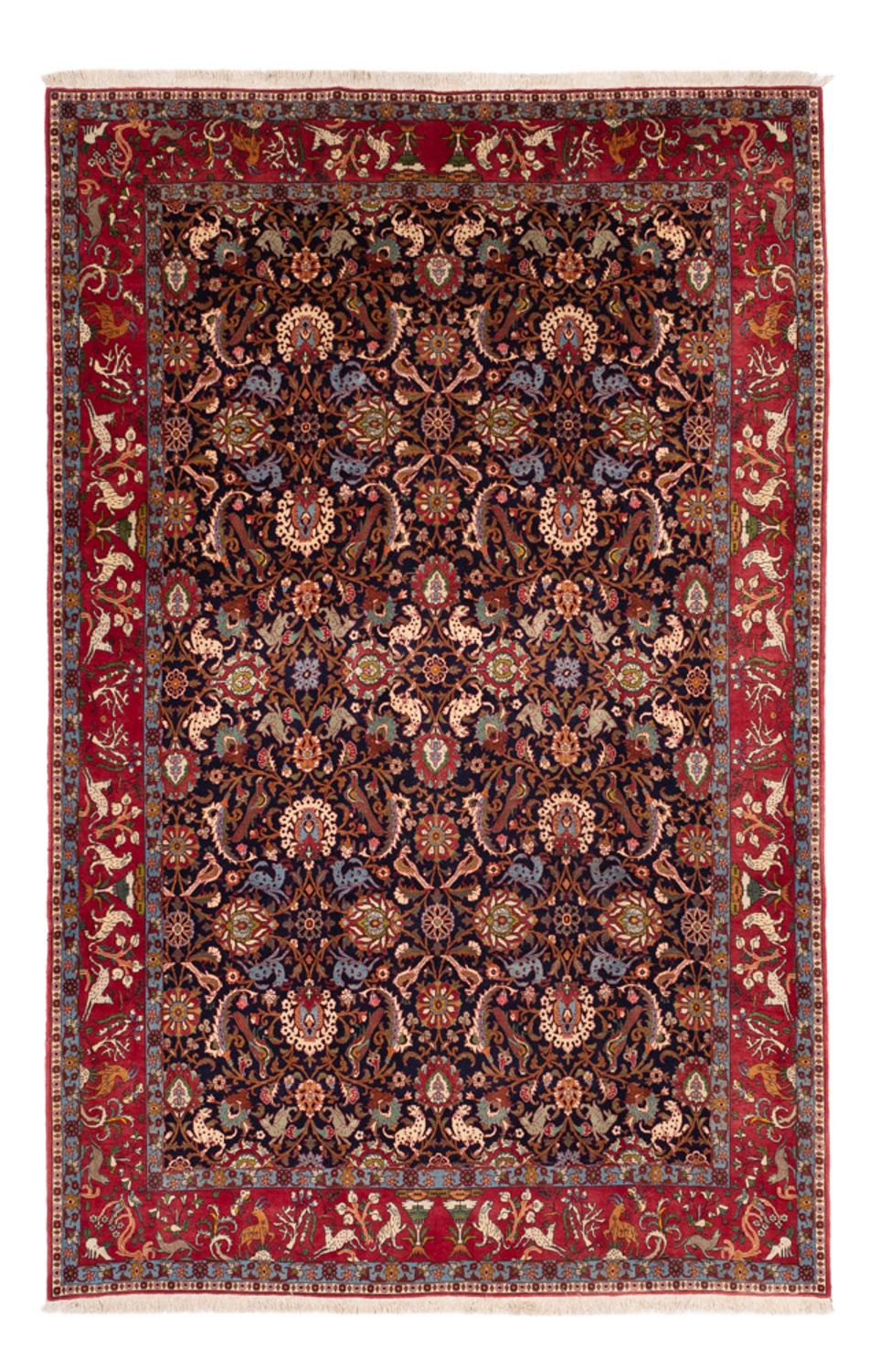 Persisk matta - Nomadic - 340 x 217 cm - mörk beige