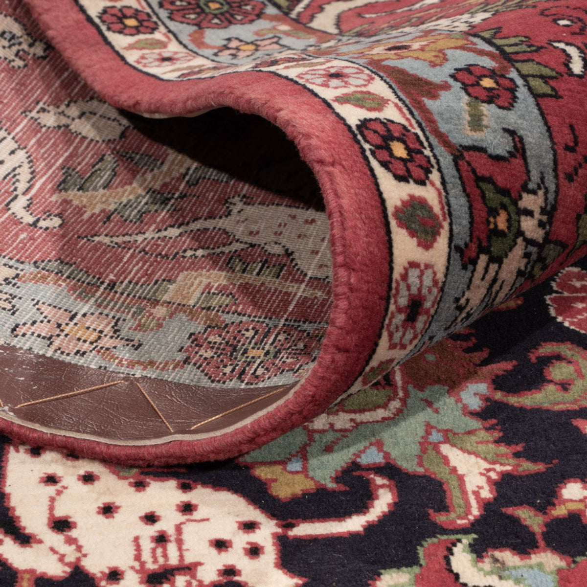 Persisk matta - Nomadic - 340 x 217 cm - mörk beige