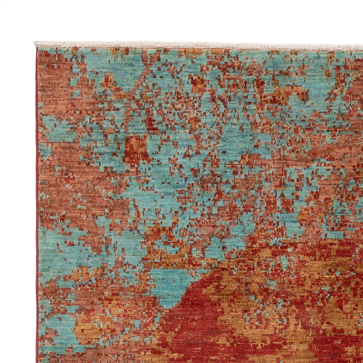 Designermatta - 201 x 155 cm - flerfärgad