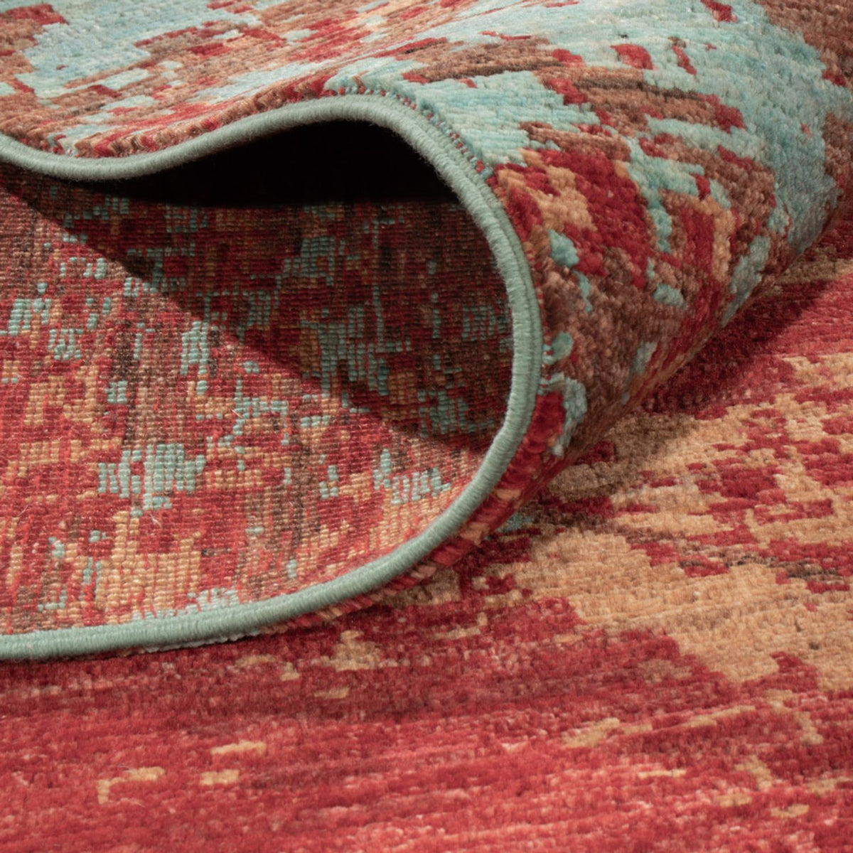 Designermatta - 296 x 207 cm - flerfärgad