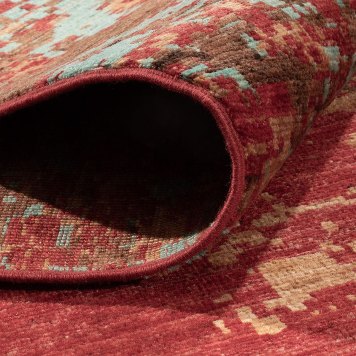 Designermatta - 301 x 210 cm - flerfärgad