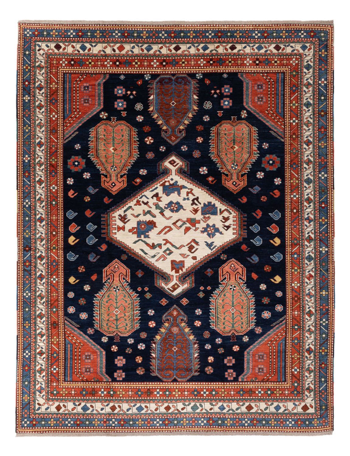 Ziegler Carpet - Kazak - 328 x 247 cm - mörkblå