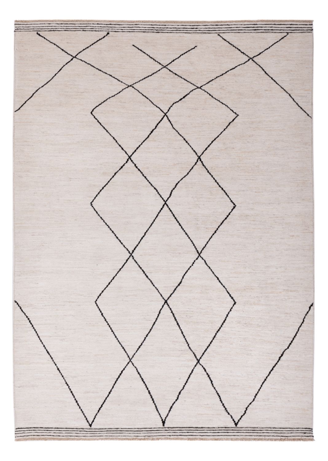 Berber matta - 206 x 155 cm - beige
