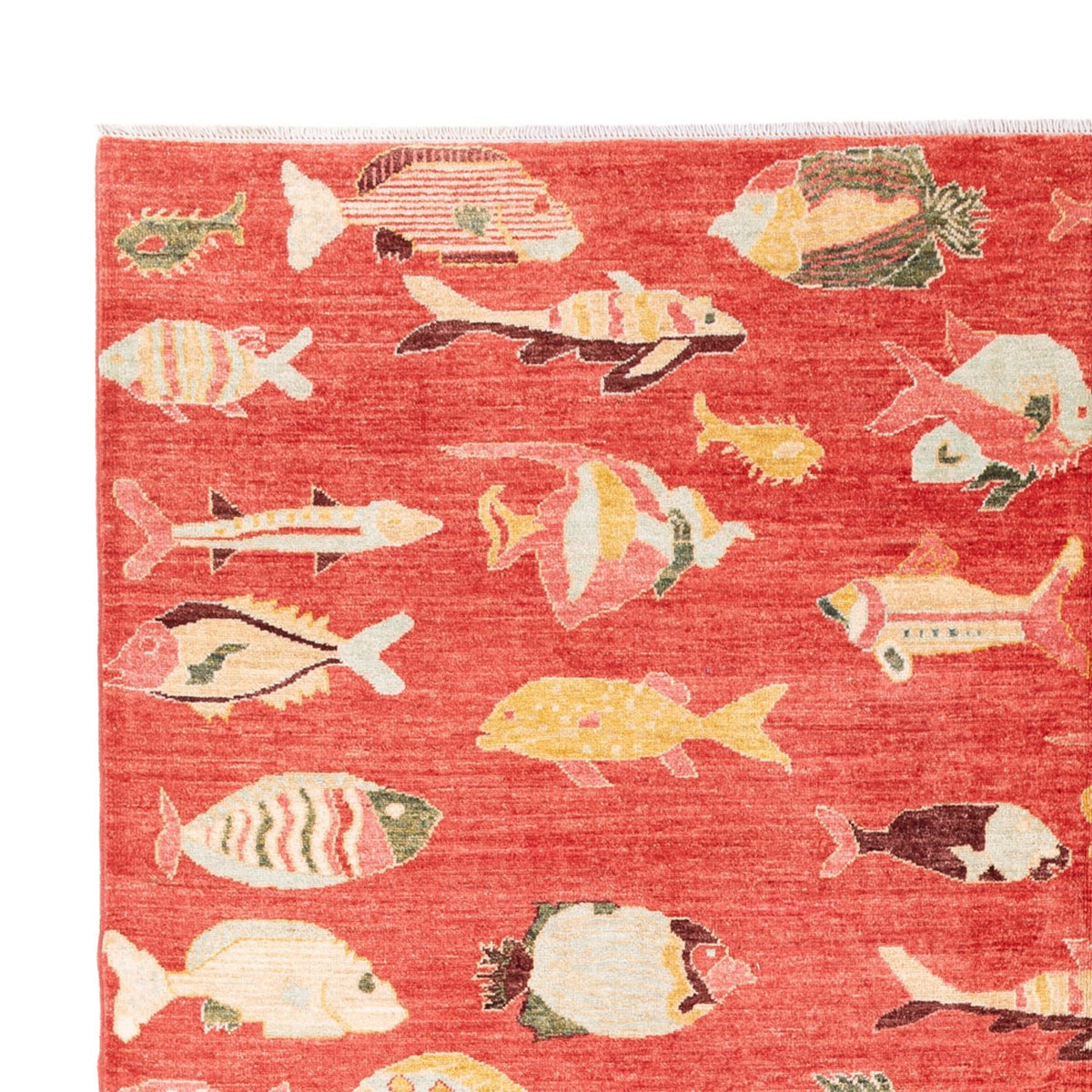 Designermatta - 296 x 205 cm - flerfärgad