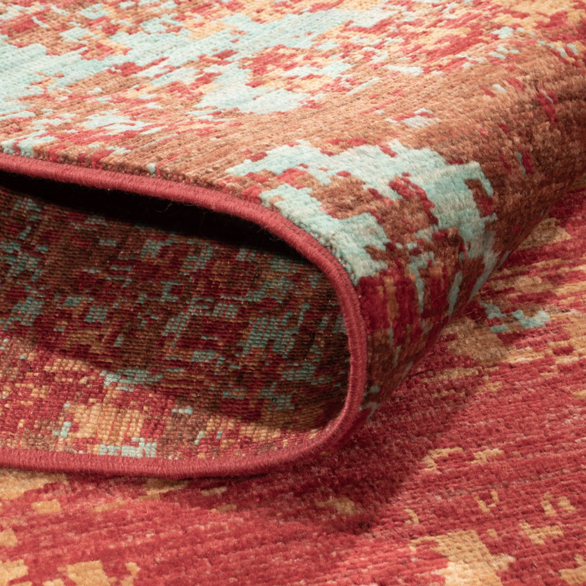 Designermatta - 246 x 173 cm - flerfärgad