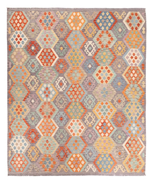 Kelim Carpet - Splash - 294 x 252 cm - flerfärgad