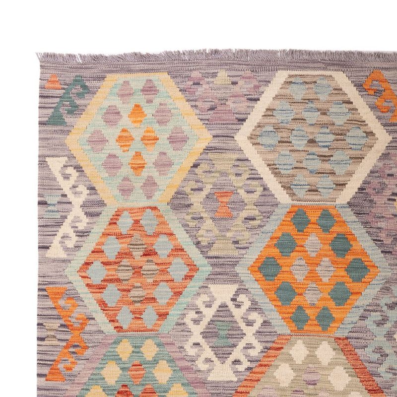 Kelim Carpet - Splash - 292 x 197 cm - flerfärgad