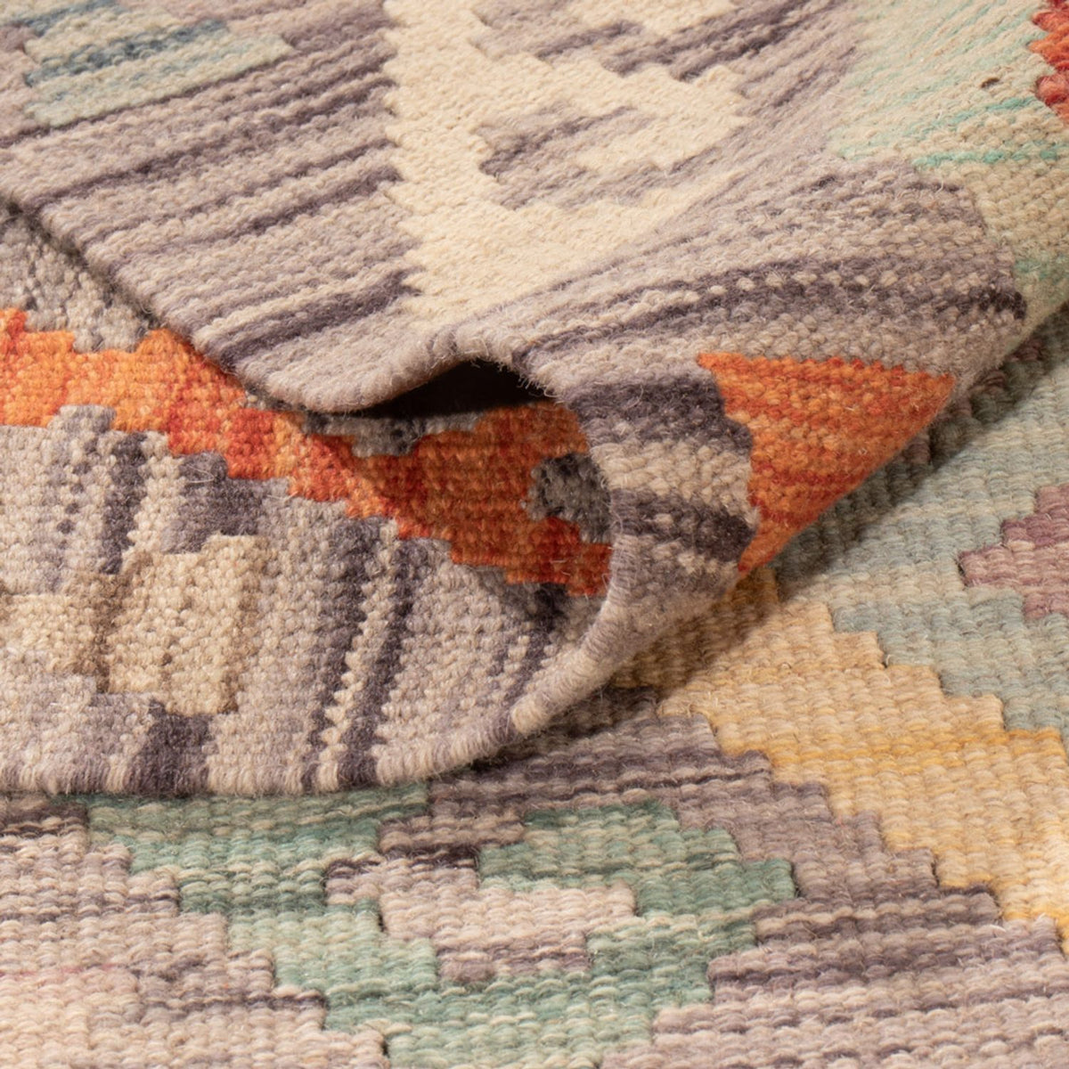 Kelim Carpet - Splash - 292 x 197 cm - flerfärgad