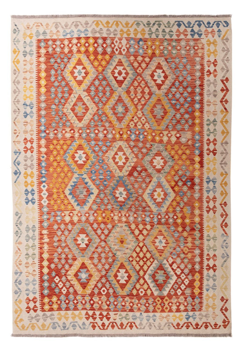 Kelim Carpet - Splash - 292 x 207 cm - flerfärgad